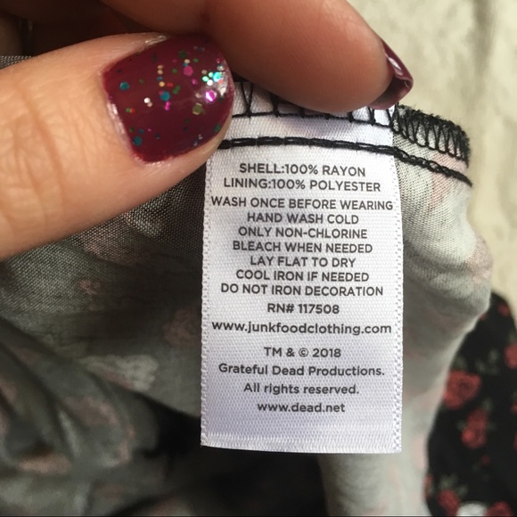 NWT The Grateful Dead spaghetti strap sundress - Picture 6 of 6